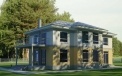 Arhitektūras studija LAND & HOME Construction divstāvu savrupmājas ar terasi tipveida projekts Weber