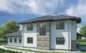 Готовый проект классического двухэтажного особняка Sebastian проектировочная компания LAND & HOME Construction