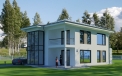 Готовый проект двухэтажного современного особняка Nordhaus 2 gatavieprojekti.lv