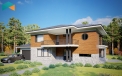 Типовой проект двухэтажного особняка Bradley проектировочное бюро LAND & HOME Construction