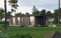 Vienstāva mājas M-HAUS N tipveida projekts arhitektūras kompānija LAND & HOME Construction