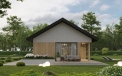 Типовой проект дома: одноэтажный дом Ieva архитектурная компания LAND & HOME Construction